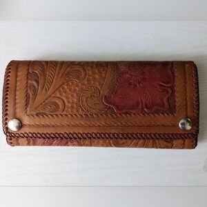 Vintage Tooled Leather Wallet